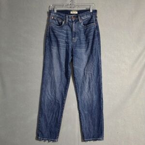 Madewell Womens The Momjean In Downey Wash Tapered Leg AG375 Size 27
